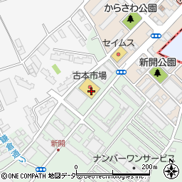 古本市場　三芳店周辺の地図