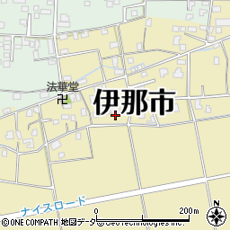 長野県伊那市美篶（青島）周辺の地図