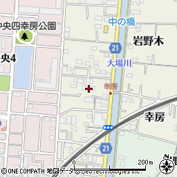 埼玉県三郷市幸房702周辺の地図