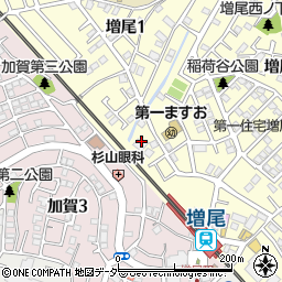 千葉県柏市増尾1丁目11周辺の地図