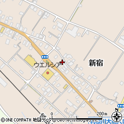 千葉県香取郡東庄町新宿1186-1周辺の地図