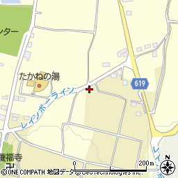 山梨県北杜市高根町箕輪1044周辺の地図