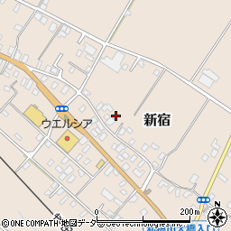 千葉県香取郡東庄町新宿1182-1周辺の地図