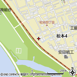 埼玉県さいたま市南区松本4丁目11周辺の地図