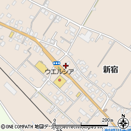 千葉県香取郡東庄町新宿1184周辺の地図