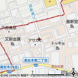 埼玉県戸田市美女木北3丁目周辺の地図
