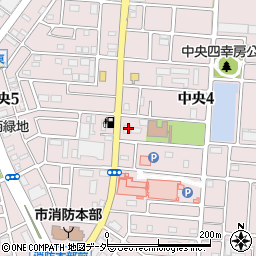 株式会社関口金物三郷営業所周辺の地図