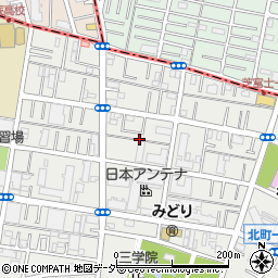 埼玉県蕨市北町4丁目6周辺の地図