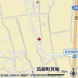 山梨県北杜市高根町箕輪624周辺の地図