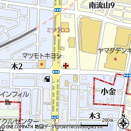 スシロー南流山店周辺の地図