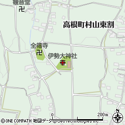 伊勢大神社周辺の地図