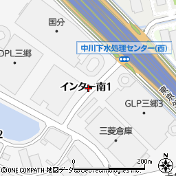 〒341-0059 埼玉県三郷市インター南の地図