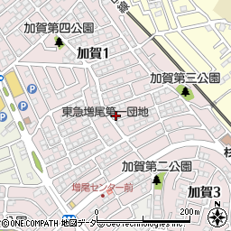 千葉県柏市加賀周辺の地図
