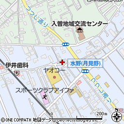 埼玉県狭山市水野451周辺の地図