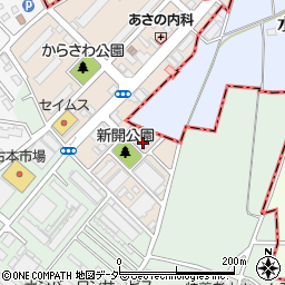 埼玉県入間郡三芳町みよし台周辺の地図