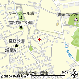 千葉県柏市増尾1042-17周辺の地図