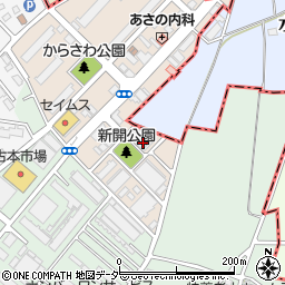 埼玉県三芳町（入間郡）みよし台周辺の地図