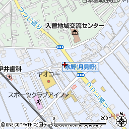 埼玉県狭山市水野447周辺の地図