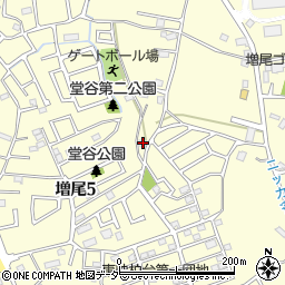 千葉県柏市増尾1093周辺の地図
