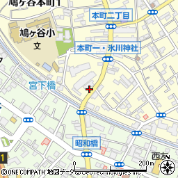 御成坂公園周辺の地図