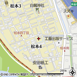 埼玉県さいたま市南区松本4丁目4周辺の地図