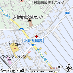 埼玉県狭山市水野426周辺の地図