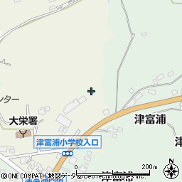 千葉県成田市津富浦1097周辺の地図