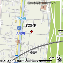 埼玉県三郷市岩野木203周辺の地図