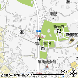 八幡坂周辺の地図