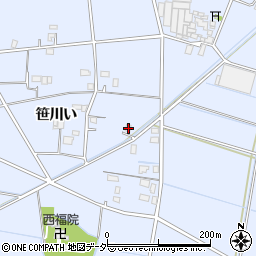 千葉県香取郡東庄町笹川い2224周辺の地図