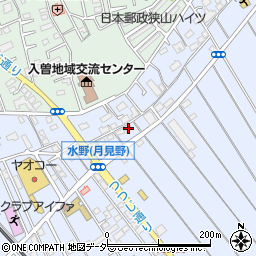 埼玉県狭山市水野401周辺の地図
