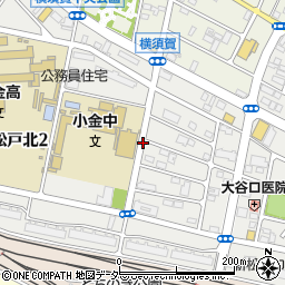 千葉県松戸市新松戸北周辺の地図