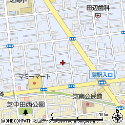 埼玉県川口市芝2丁目27周辺の地図