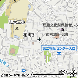 埼玉県志木市柏町周辺の地図