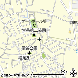 千葉県柏市増尾1089周辺の地図