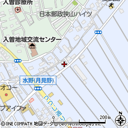 埼玉県狭山市水野399周辺の地図