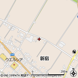 千葉県香取郡東庄町新宿1413周辺の地図