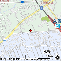 スペースＥＣＯ入曽駅前駐車場周辺の地図