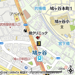 埼玉県看護協会（公益社団法人）　鳩ヶ谷訪問看護ステーション周辺の地図