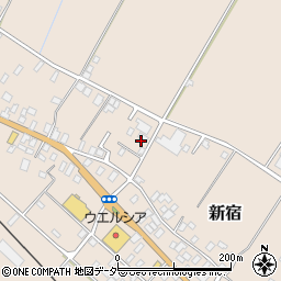 千葉県香取郡東庄町新宿1395周辺の地図