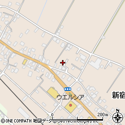 千葉県香取郡東庄町新宿1391-2周辺の地図