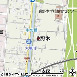 埼玉県三郷市岩野木181-1周辺の地図
