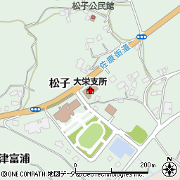 成田市大栄支所周辺の地図