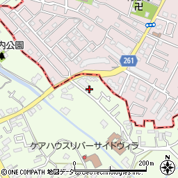 千葉県松戸市根木内124周辺の地図