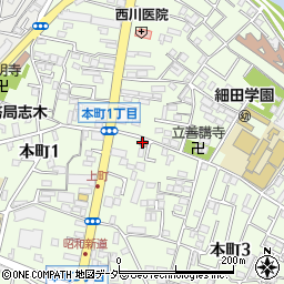 志木上町郵便局周辺の地図