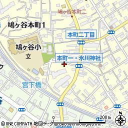 本町ふれあい広場公園トイレ周辺の地図