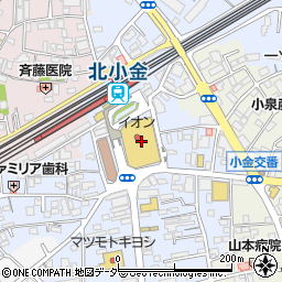 グリーンボックス北小金店周辺の地図