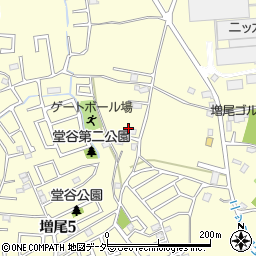 千葉県柏市増尾1094周辺の地図