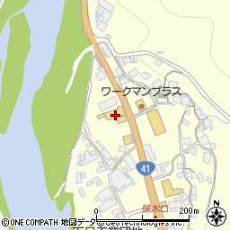 トヨタカローラネッツ岐阜　下呂店周辺の地図