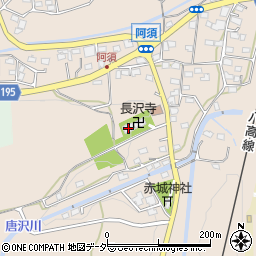 埼玉県飯能市阿須443周辺の地図